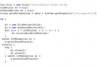 java写文件,Java文件操作概述