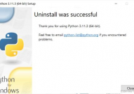 python卸载,完全清除Python及其依靠