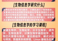 生物信息学数据库,探究生命奥妙的数字宝库